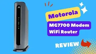 High-Speed Connectivity: Motorola MG7700 Modem WiFi Router Combo Review