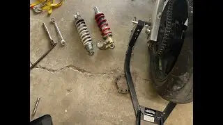 Shock Upgrade 2003 Suzuki SV650, time lapse
