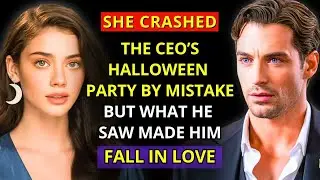 She Crashed the CEO’s HALLOWEEN PARTY by MISTAKE — But What He Saw Made Him Fall in LOVE