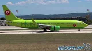 S7 Airlines - Boeing 737-83N VP-BND - Landing at Split airport SPU/LDSP