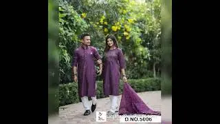 #SanjanaEthnicWears presents a beautiful collection of trendy traditional couple matching dress sets