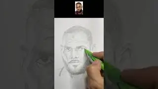 How to draw Lebron James in pencil #shorts #NBA #basketballplayer