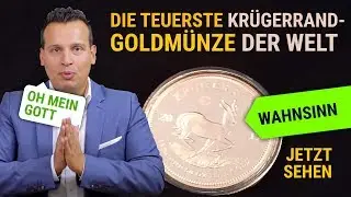 Teuerste KR&Uuml;GERRAND Goldm&uuml;nze der Welt 🔱 50 Unzen Gold 🔱