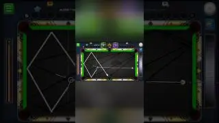 8 ball pool - 7 cushion & kiss 😱 In aces of pool #007ALIZEB