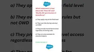 salesforce admin mcq answer #salesforcecertification #salesforceexam #administratorcertificationexam