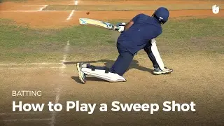 How to Play a Sweep Shot | Cricket