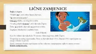 6. razred: ZAMJENICE