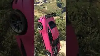 GTA 5 falling by car flying