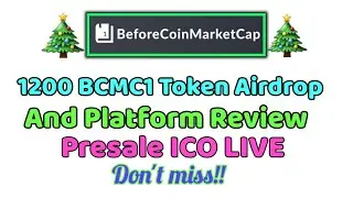 BCMC1(before coin marketcap) airdrop and review