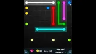 flow game facebook - beginners pack level 127 Connect the dots