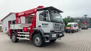 Used Truck Mounted Boom Lift 2015 Ruthmann TBR 220 S7 on Mercedes-Benz Atego 918 AF  | equippo.com |