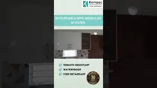 Affordable WPC modular kitchen #modularkitchen #modularkitchendesigns #kitchendecor #kitchendesign