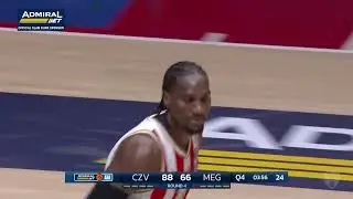 Izundu with a monster one-hand POSTER DUNK (Crvena zvezda Meridianbet - Mega Superbet, 25.10.2025)