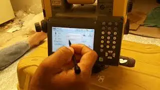 How to backsight on Topcon Total Station