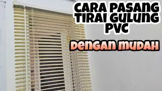 CARA PASANG TIRAI KRIS VENETIAN BLINDS PVC