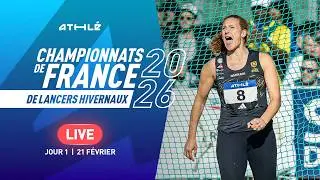 🔴 DIRECT : Disque - Championnats de France hivernaux de Lancers | Nice 2026 | JOUR 1