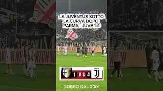 🤍🖤🫂 LA JUVENTUS VA SOTTO LA CURVA DOPO PARMA VS JUVENTUS 1-4! 🥰🥰 #parmajuve #spalletti #juventus