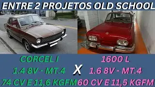 ENTRE 2 CARROS - FORD CORCEL I X VW 1600 L - CLASSICOS QUE PODEM SER RENOVADOS