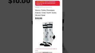 Motorhelmets Store Sale Neff Pirate Youth Boys and Stance Polka Pineapple Classic Crew Youth Socks