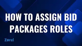How to assign bid packages roles