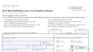 Form 4583 Business Tax Simplified Return
