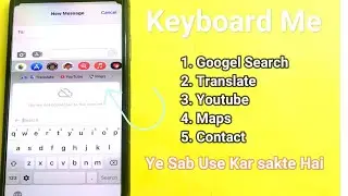 Apple Special Keyboard : Google Search , Translate , Youtube , Maps , Contact  - Apple Fix Shorts