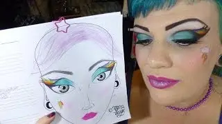 Mysdesign My Little Pony - Rainbow Dash Themed Makeup - Sugarpill Cosmetics