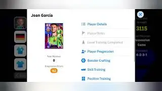 How to train 101 rated Joan Garcia in e-football 👏 #like #subscribe 