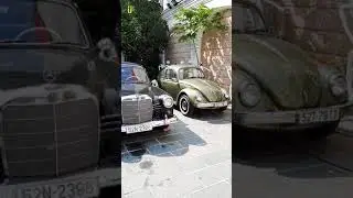 Old Mercedes-Benz cars and carriage. Da Nang, Vietnam. #shorts