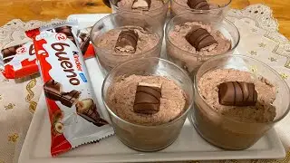 Recette mousse aux kinder bueno