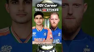 Shubman Gill vs Ben Stokes ODI Career Compare 🏏 | INDIA VS ENGLAND | GILL VS STOKES 🏏