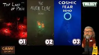 Alessandro Guzzo Horror Trilogy Demos (The Land of Pain, The Alien Cube, Cosmic Fear)