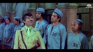 अंग्रेजो के ज़माने के जेलर को उल्लू बनाया | अमिताभ, धर्मेंद्र, हेमा मालिनी, असरानी  - Sholay