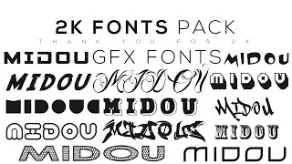 Designer Fonts Pack Special 2K Subscribers  - Happy new year 2015