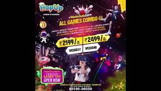 Exciting Christmas Offer For Everyone | #hopup #zirakpur #arcadegame #funandexciting #adventure #joy