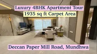 Luxury 4BHK Apartment Tour | 1935 Sq Ft | Deccan Paper Mill Road, Mundhwa