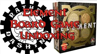 Element Board Game Rather Dashing Games Unboxing