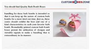 You Can Get the Perfect Bath Bomb Packaging Boxes Wholesale