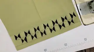 Beautiful two colours square trouser poncha design / Capri design | The Latest Design