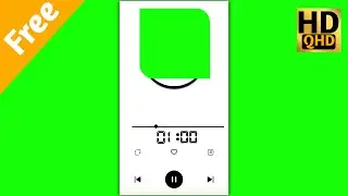 Free green screen audio player panel | No copyright 0.50 sec audio player #habibur_rahman