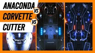 🤔 Anaconda VS Cutter VS Corvette » Qual nave é MELHOR?