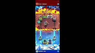 Insane 2v2 Match in Clash Royale | Full Gameplay. #clashroyale #video #supercell #cyborg .