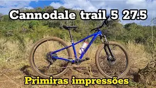 Cannondale trail 5 27.5. comprada na Bike Point SC.