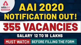 Airport authority of India (AAI )2020 Notification Out | Junior Executive | AAI exam pattern
