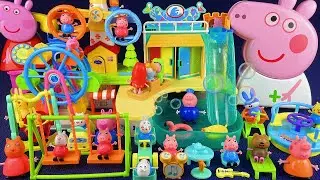 9 Minutes Satisfying with Unboxing Peppa Pig Playground Play Set ASMR | Review Toys