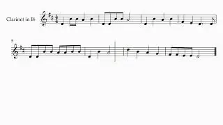 Five Little Monkeys | Clarinet Sheet Music