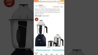 Philips 1000W PowerPro @₹4399 Mixer Grinder ! 🔥 Powerful Kitchen Upgrade! #KitchenDeals