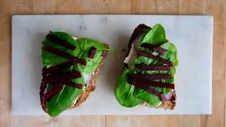 Creating the Perfect Sandwich // Veggie-packed Hummus, Radish & Beetroot Sandwich
