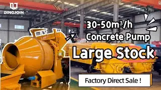 Large stock concrete pump for sale - 30-50m&sup3; capacity - Ready to ship！