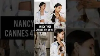 Nancy Tyagi 4th look in Cannes film festival. || Nancy Tyagi Cannes 4th look #nancytyagi #trending